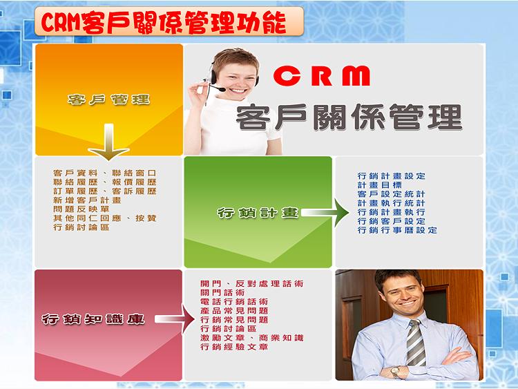 CRM客戶關係管理功能